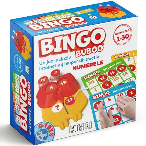 Joc D-Toys - Bingo Buboo: Numerele – Braille