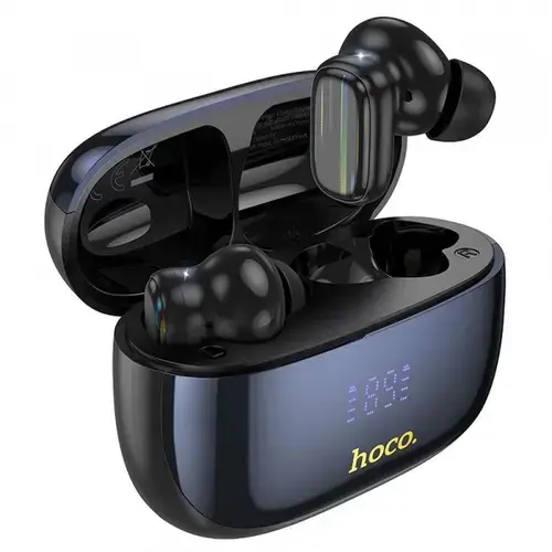 Casti True Wireless HOCO EQ20, Bluetooth, ANC, MultiPoint, Negru