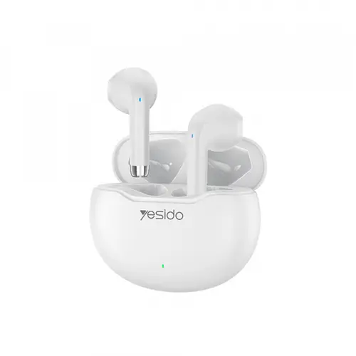 Casti True Wireless Yesido TWS21, Bluetooth, Alb