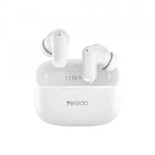 Casti True Wireless Yesido TWS38, Bluetooth, Alb