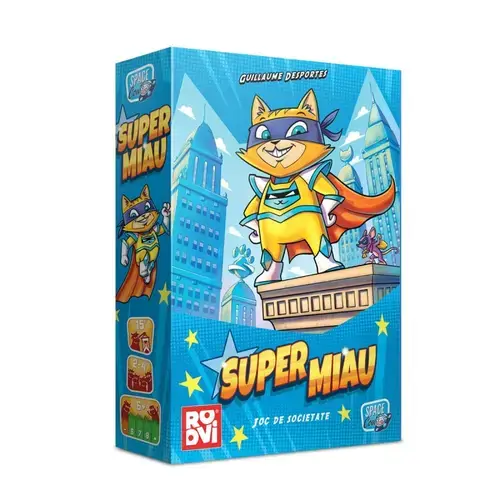 Joc de Societate Super Miau Roovi, 65 de carti