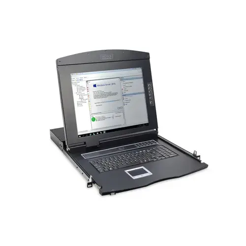 Consola TFT modularizata, Digitus, 43.2 cm, DS-72210-1GE, Negru