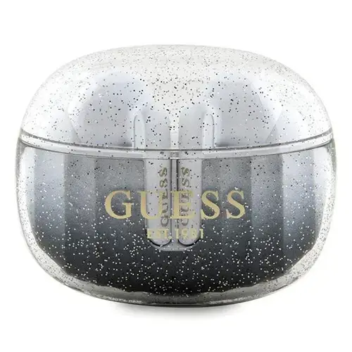 Casti True Wireless Guess Glitter Gradient, Bluetooth, Negru