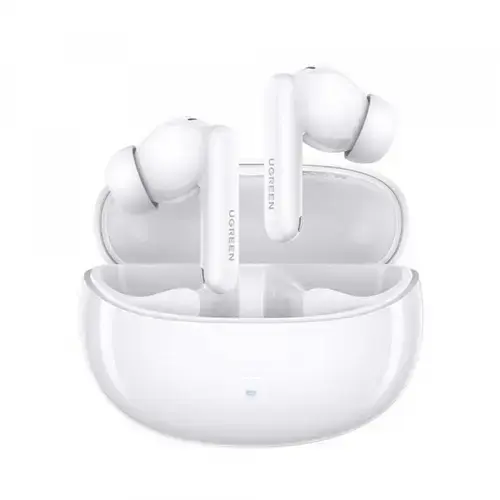Casti True Wireless UGREEN HiTune T3 Pro WS206, Bluetooth, ANC, MultiPoint, Alb