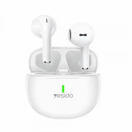 Casti TRue Wireless Yesido TWS18, Bluetooth, Alb