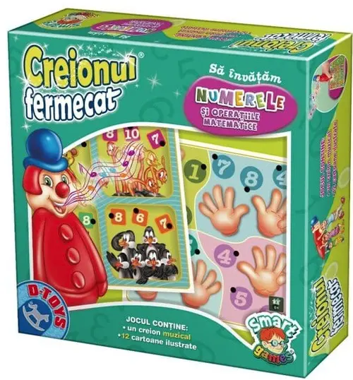 Joc educativ - Creionul fermecat - Sa invatam numerele si operatiile matematice