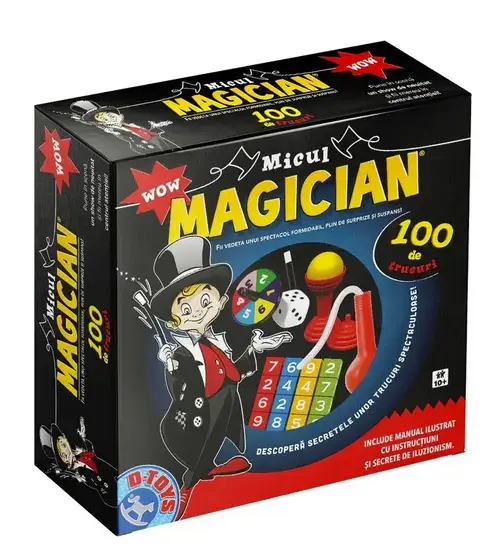 Set 100 de trucuri de magie  D-Toys Micul Magician