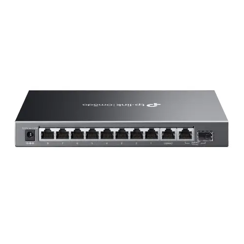 Switch TP-LINK Omada ES210GMP, 8 porturi, Gigabit, PoE