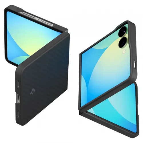 Husa pentru Samsung Galaxy Z Flip7 F766, Spigen, Air Skin, Neagra