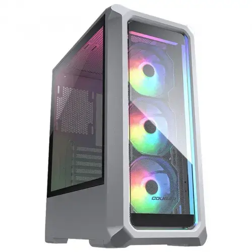 Carcasa Cougar Archon 2 RGB, Fara sursa, Mid Tower, Tempered glass, Alb