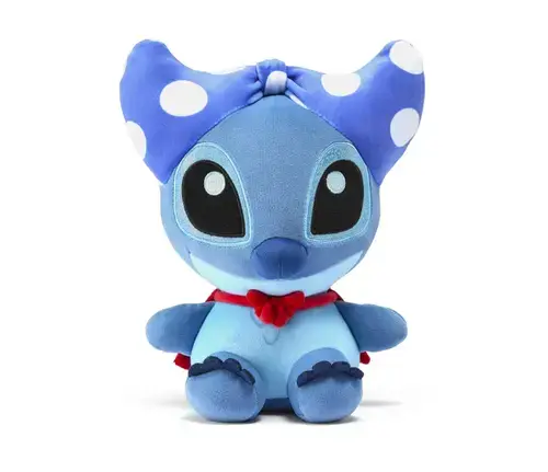 Jucarie de plus Disney Doorables Stitch cu caciulita, 25 cm