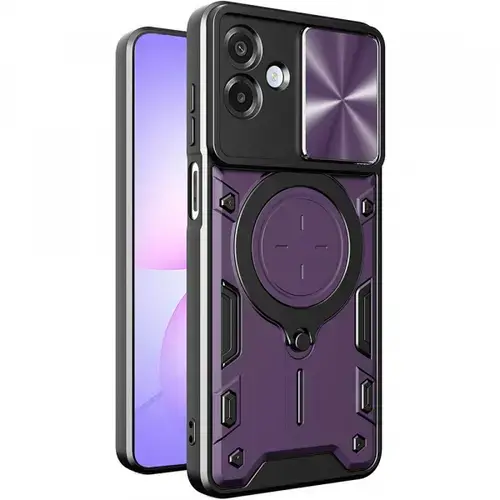Husa pentru Samsung Galaxy A07 4G A075, Techsuit, CamGuard Pro, Mov
