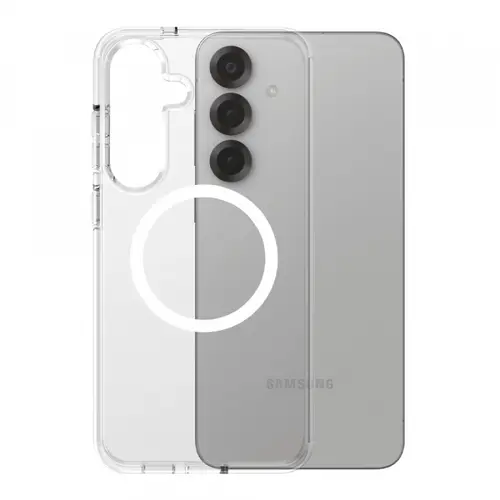 Husa pentru Samsung Galaxy S25+ S936, PanzerGlass, Care Urban Combat, Transparenta Alba