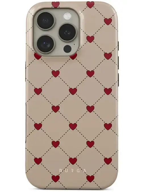 Husa Burga Dual Layer Love Letter iPhone 16 Pro