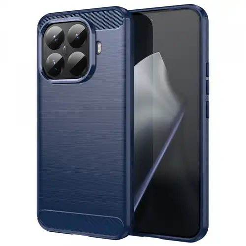 Husa Techsuit Carbon pentru Xiaomi 15T Pro, Albastru