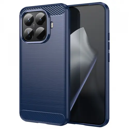 Husa Techsuit Carbon pentru Xiaomi 15T Pro, Albastru