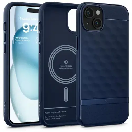 Husa  Spigen Caseology Parallax,  MagSafe pentru Google Pixel 10 Pro XL, Albastru