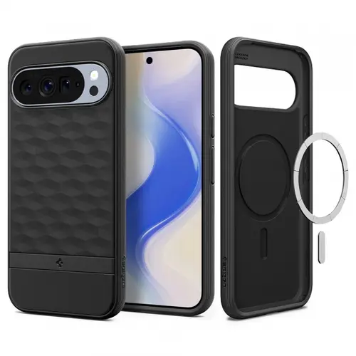Husa Spigen Caseology Parallax  MagSafe pentru Google Pixel 10 Pro XL, Negru