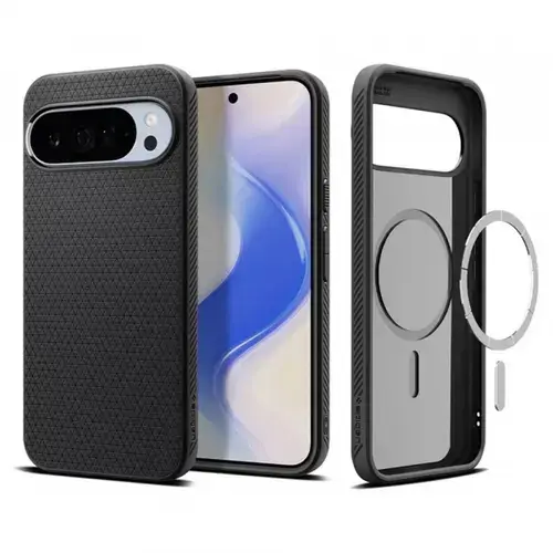 Husa Spigen Liquid Air MagSafe pentru Google Pixel 10 Pro XL, Negru