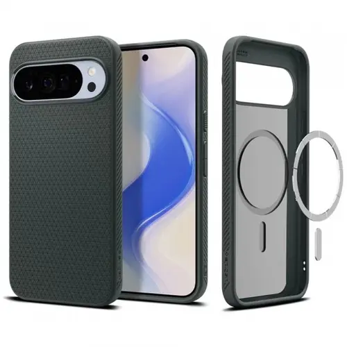 Husa Spigen Liquid Air MagSafe pentru Google Pixel 10 Pro XL, Verde