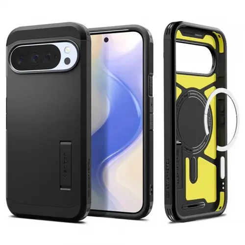 Husa Spigen Tough Armor MagSafe pentru Google Pixel 10 Pro XL,  Neagra