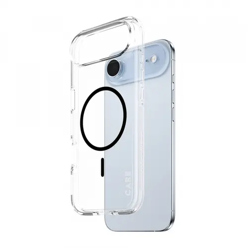 Husa MagSafe pentru Apple iPhone Air, PanzerGlass, Care Urban Explorer, Transparenta Neagra