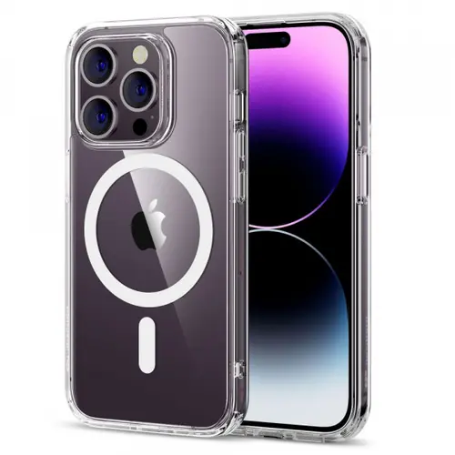 Husa MagSafe pentru Apple iPhone 14 Pro, ESR, Classic Hybrid, Transparenta