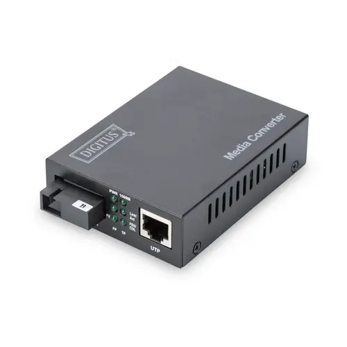 Convertor media BiDi, Digitus, Gigabit Ethernet monomod DN-82123