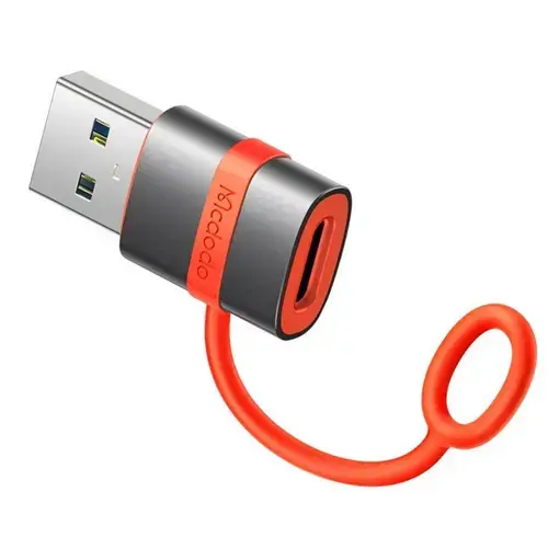 Adaptor Mcdodo, USB-C la USB-A, Negru