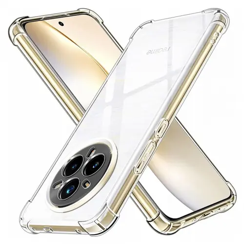 Husa pentru Realme 14 Pro+, Techsuit, Shockproof Clear, Transparenta