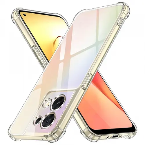 Husa pentru Oppo Reno8, Techsuit, Shockproof Clear, Transparenta
