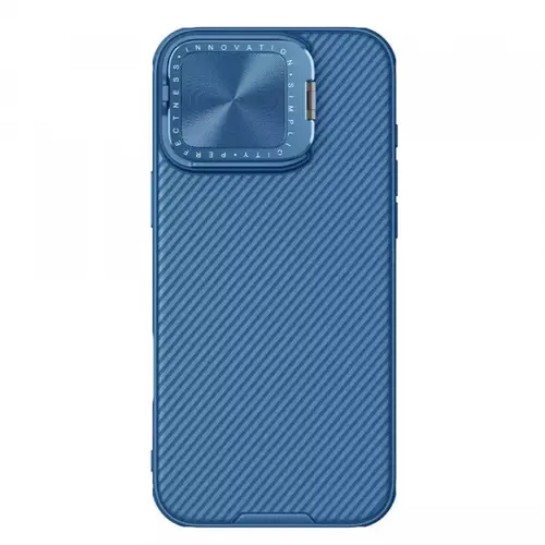 Husa MagSafe pentru Apple iPhone 16 Pro, Nillkin, CamShield Prop, Albastra