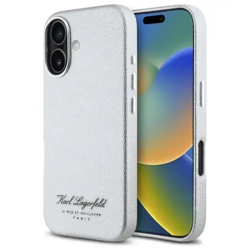 Husa pentru Apple iPhone 16, Karl Lagerfeld, RSG, Gri
