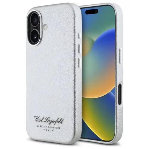 Husa pentru Apple iPhone 16, Karl Lagerfeld, RSG, Gri