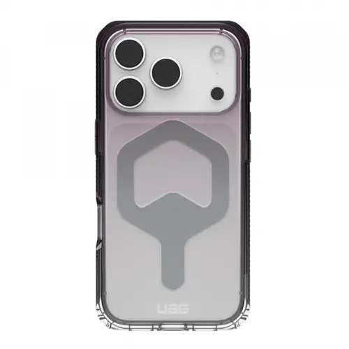 Husa MagSafe pentru Apple iPhone 17 Pro, Urban Armor Gear, Plyo, Neagra Transparenta