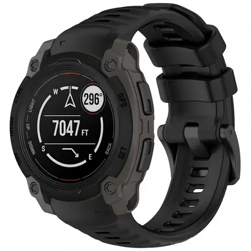 Curea Techsuit W076 pentru Garmin Instinct E 45mm, Negru