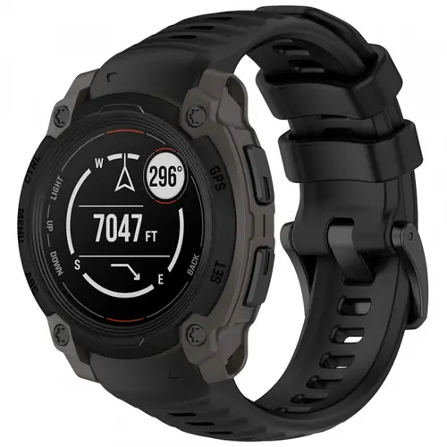 Curea Techsuit W076 pentru Garmin Instinct E 45mm, Negru