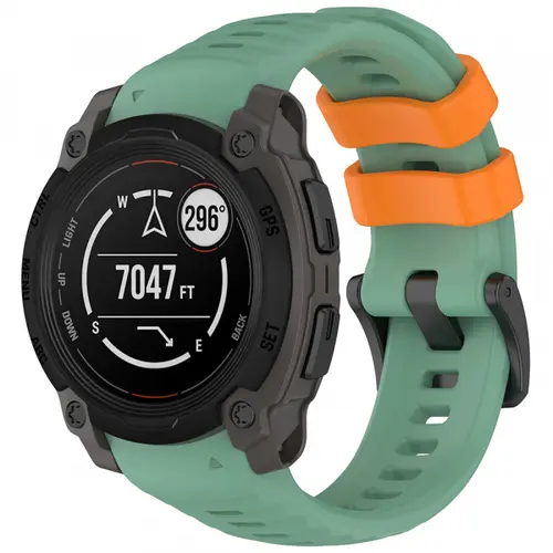 Curea Techsuit W076 pentru Garmin Instinct E 45mm, Verde