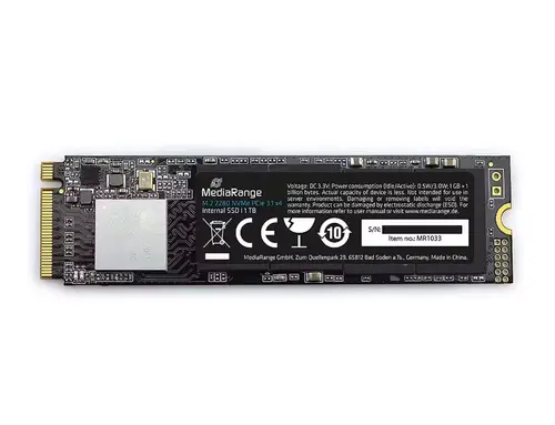 SSD MediaRange MR1033, 1TB, M.2 2280, NVMe, PCIe 3.1 x4