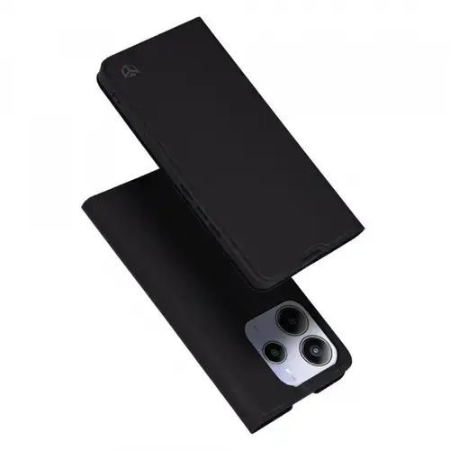 Husa pentru Xiaomi Redmi Note 14 5G, Techsuit, Magskin Book, Neagra