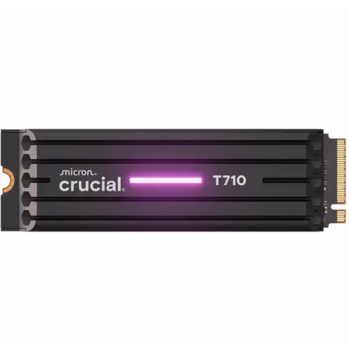 SSD Crucial T710 Heatsink, 2TB, PCIe 5.0 x4, NVMe