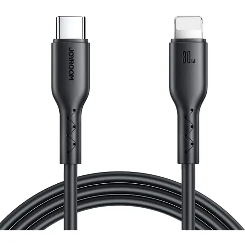 Cablu Date si Incarcare USB-C - Lightning Joyroom S-A26, 30W, 1m, Negru