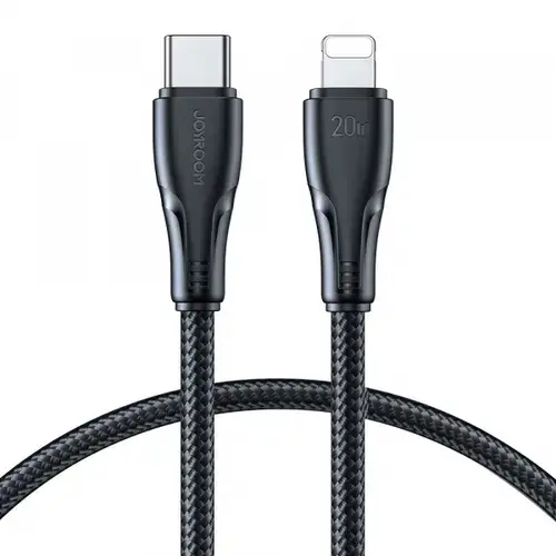 Cablu Date si Incarcare USB-C - Lightning Joyroom S-A11, 20W, 0.25m, Negru