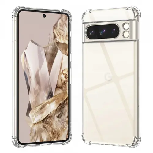 Husa pentru Google Pixel 8 Pro, Techsuit, Shockproof Clear, Transparenta