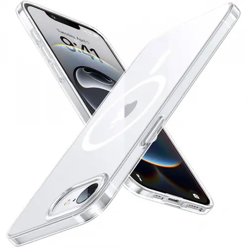 Husa MagSafe pentru Apple iPhone 16e, Torras, OriginFit, Transparenta