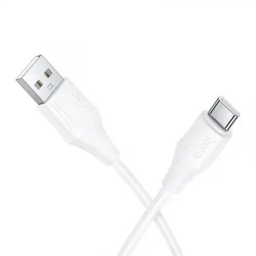 Cablu Date si Incarcare USB-A - USB-C HOCO X124, 18W, 1m, Alb