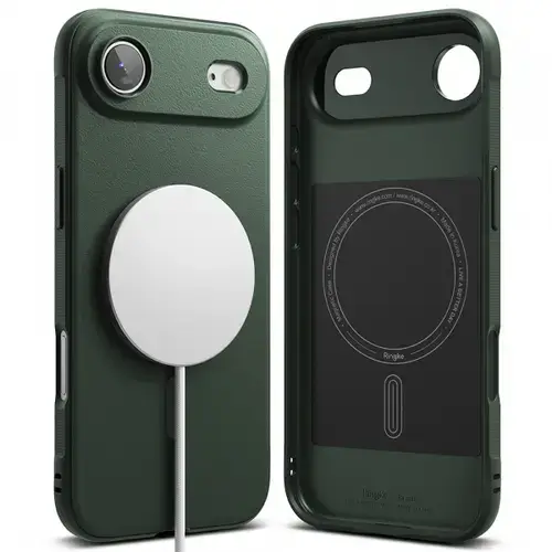 Husa MagSafe pentru Apple iPhone Air, Ringke, Onyx, Verde Inchis