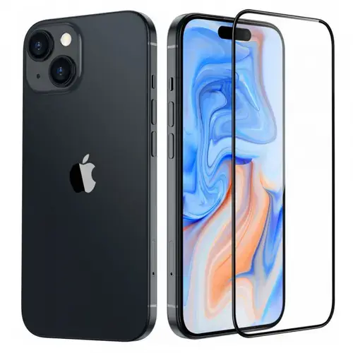 Folie de protectie Ecran ESR Armorite pentru Apple iPhone 15 Plus, Sticla Securizata, Full Glue