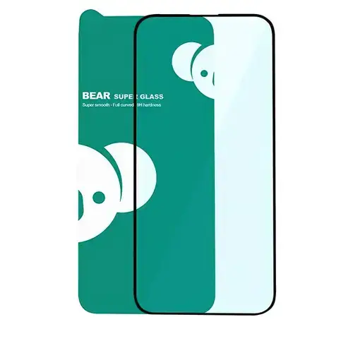 Folie de protectie Ecran Bear Super Hard pentru Apple iPhone 17 Pro, Sticla Securizata, Full Glue, 3D