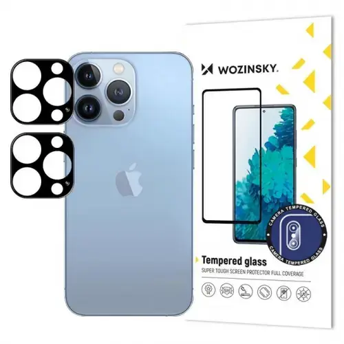 Folie de protectie Camera Spate WZK pentru Apple iPhone 17 Pro, Sticla Securizata, Set 2 bucati